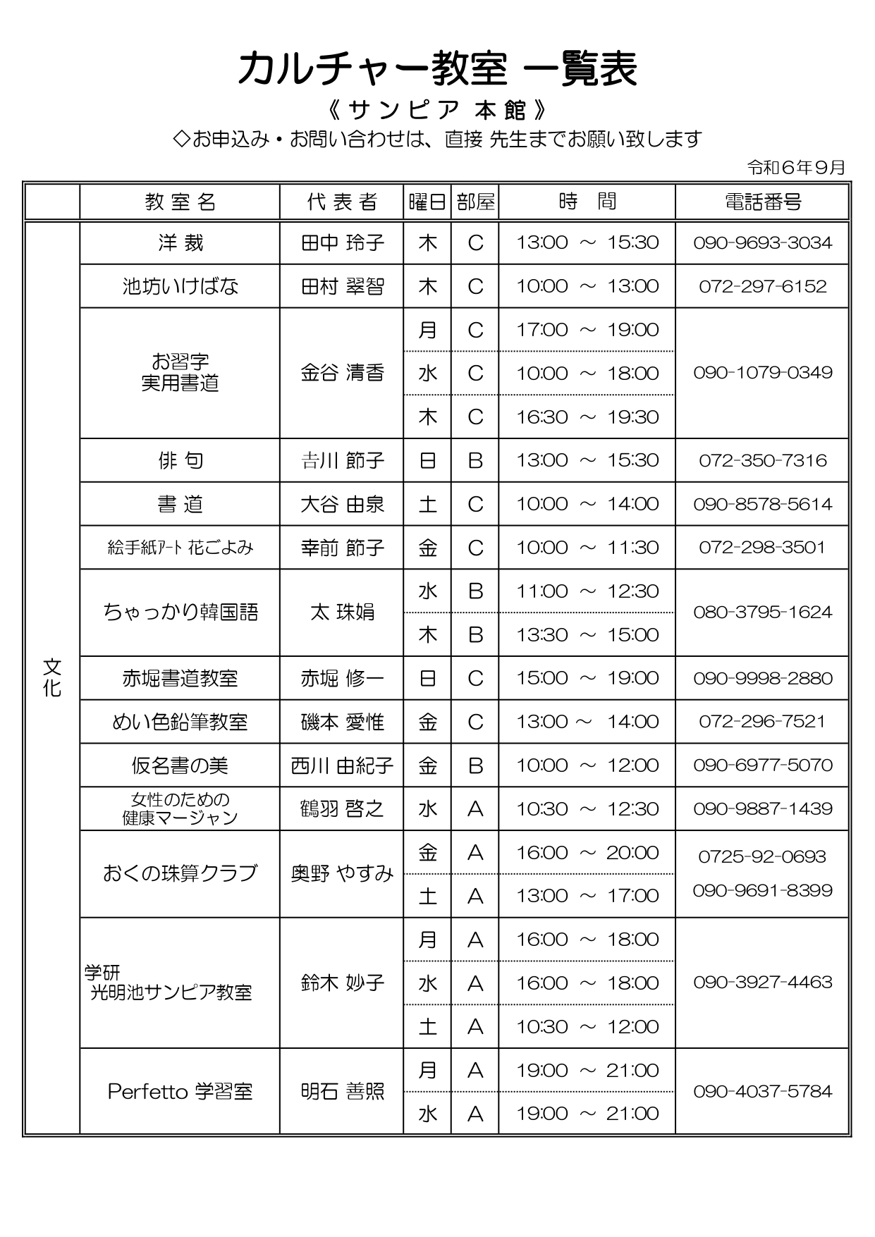 本館3階での実施教室 01